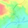 Buipe topographic map, elevation, terrain