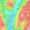 Ulricehamn topographic map, elevation, terrain