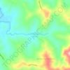 Ranau topographic map, elevation, terrain