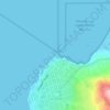 Boomer Beach topographic map, elevation, terrain