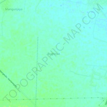 Bugistua topographic map, elevation, terrain