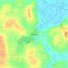 Hillerslev topographic map, elevation, terrain