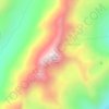 Numa Peak topographic map, elevation, terrain