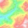 Al Hublah topographic map, elevation, terrain