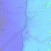 وادي الريان topographic map, elevation, terrain
