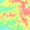 Solsberry topographic map, elevation, terrain