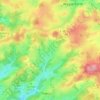 Erlen topographic map, elevation, terrain