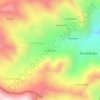 Huancane topographic map, elevation, terrain