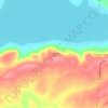 South Shore Park topographic map, elevation, terrain