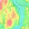 Town Plot Hill topographic map, elevation, terrain