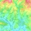 Sheffield Green topographic map, elevation, terrain