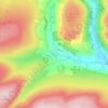 Thwaite topographic map, elevation, terrain