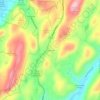Graymoor topographic map, elevation, terrain