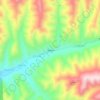 席麻湾村 topographic map, elevation, terrain