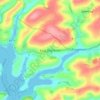 East Charleton topographic map, elevation, terrain