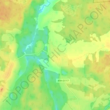 Большие Ясковицы topographic map, elevation, terrain