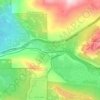 Soda Springs topographic map, elevation, terrain