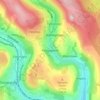 Pontygwaith topographic map, elevation, terrain