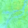 Rendsburg topographic map, elevation, terrain