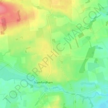 Heugh topographic map, elevation, terrain