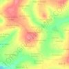 Budondo topographic map, elevation, terrain