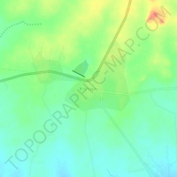 Kishapu topographic map, elevation, terrain