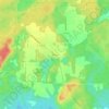 Pickerel topographic map, elevation, terrain