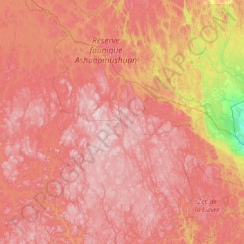 Le Domaine-du-Roy topographic map, elevation, terrain