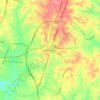 Nicholasville topographic map, elevation, terrain