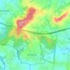 Coucou topographic map, elevation, terrain