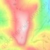 Mjølfjell topographic map, elevation, terrain