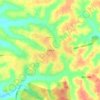 Sinfra topographic map, elevation, terrain
