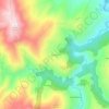 Bustelos topographic map, elevation, terrain