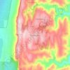 Ingwavuma topographic map, elevation, terrain
