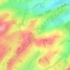 Yetlington topographic map, elevation, terrain