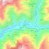 Gumma topographic map, elevation, terrain