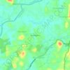 Anandagama topographic map, elevation, terrain