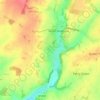 Hadham Cross topographic map, elevation, terrain