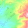 Butkë topographic map, elevation, terrain