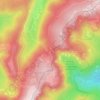 La Schlucht topographic map, elevation, terrain