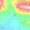 بوانلو topographic map, elevation, terrain