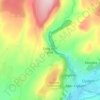 Craig-cefn-parc topographic map, elevation, terrain