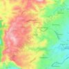 Inanda topographic map, elevation, terrain