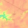 Pishchane topographic map, elevation, terrain