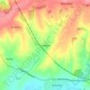 Saxelbye topographic map, elevation, terrain