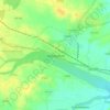 Wallajahbad topographic map, elevation, terrain