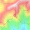 The Pinnacle topographic map, elevation, terrain