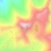 Mount Saint Nicholas topographic map, elevation, terrain