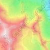 Le Rocher Blanc topographic map, elevation, terrain