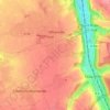 Genneville topographic map, elevation, terrain